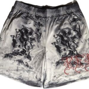 Revenge Heaven Hell Shorts White XXL 2XL XXLARGE